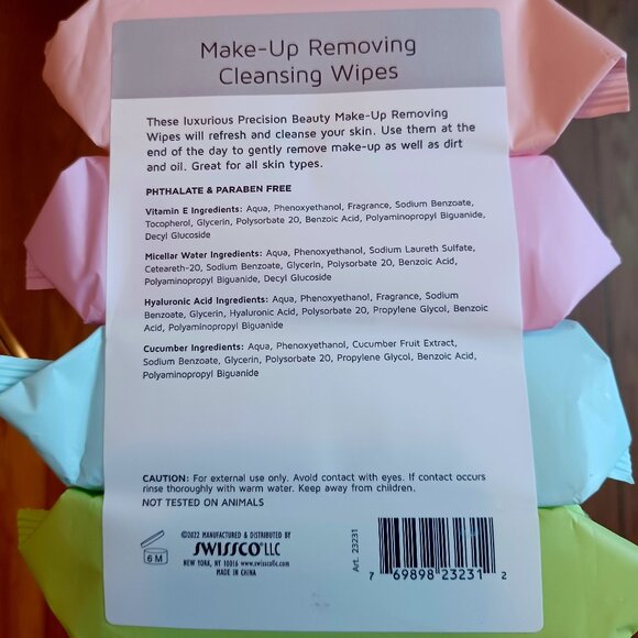 Precision Beauty Make-Up Removing & Cleansing Wipes - Picture 2 of 2